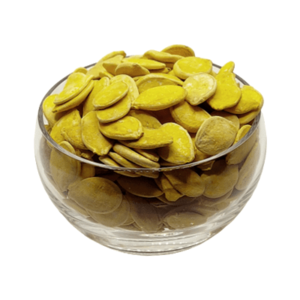 تخمه کدو حلوایی شور زعفرانی هفت مغز-خرید تخمه کدو حلوایی شور زعفرانی -فروشگاه اینترنتی آجیل و خشکبار هفت مغز